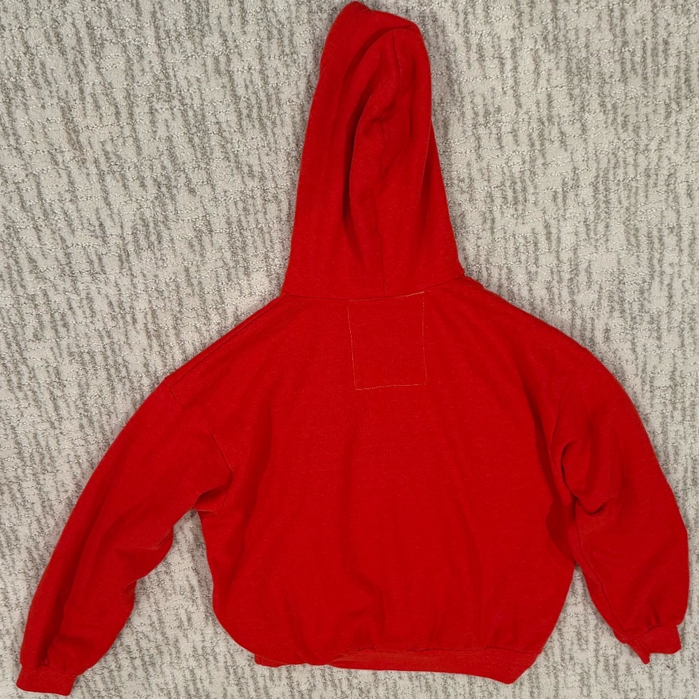 Aviator Nation - LOGO PULLOVER RELAXED HOODIE - RED - Picture 3 of 4